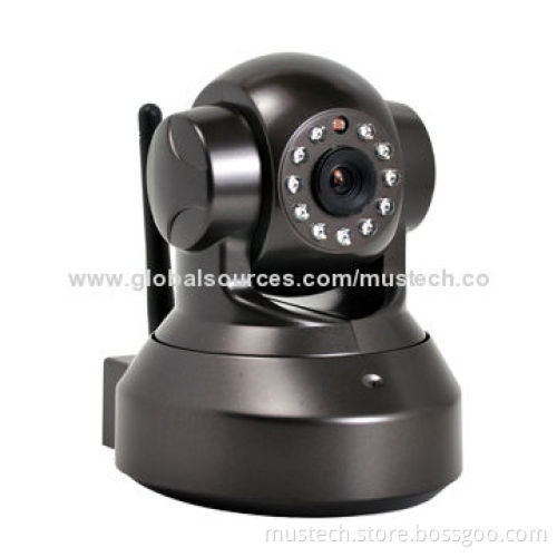 Wireless IP Camera with Digital Remote Pan/Tilt Control, 0.3MP, MJEPG, P2P